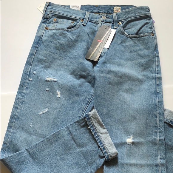 Levi's Pants - NWT🌸Levi's 501 Slevedge White Oak Cone Denim